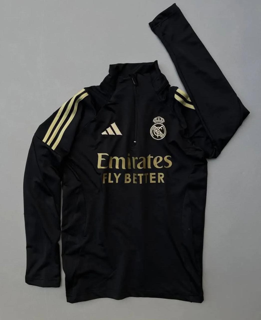 Real Madrid Premium Quality Digital printing Football zipper