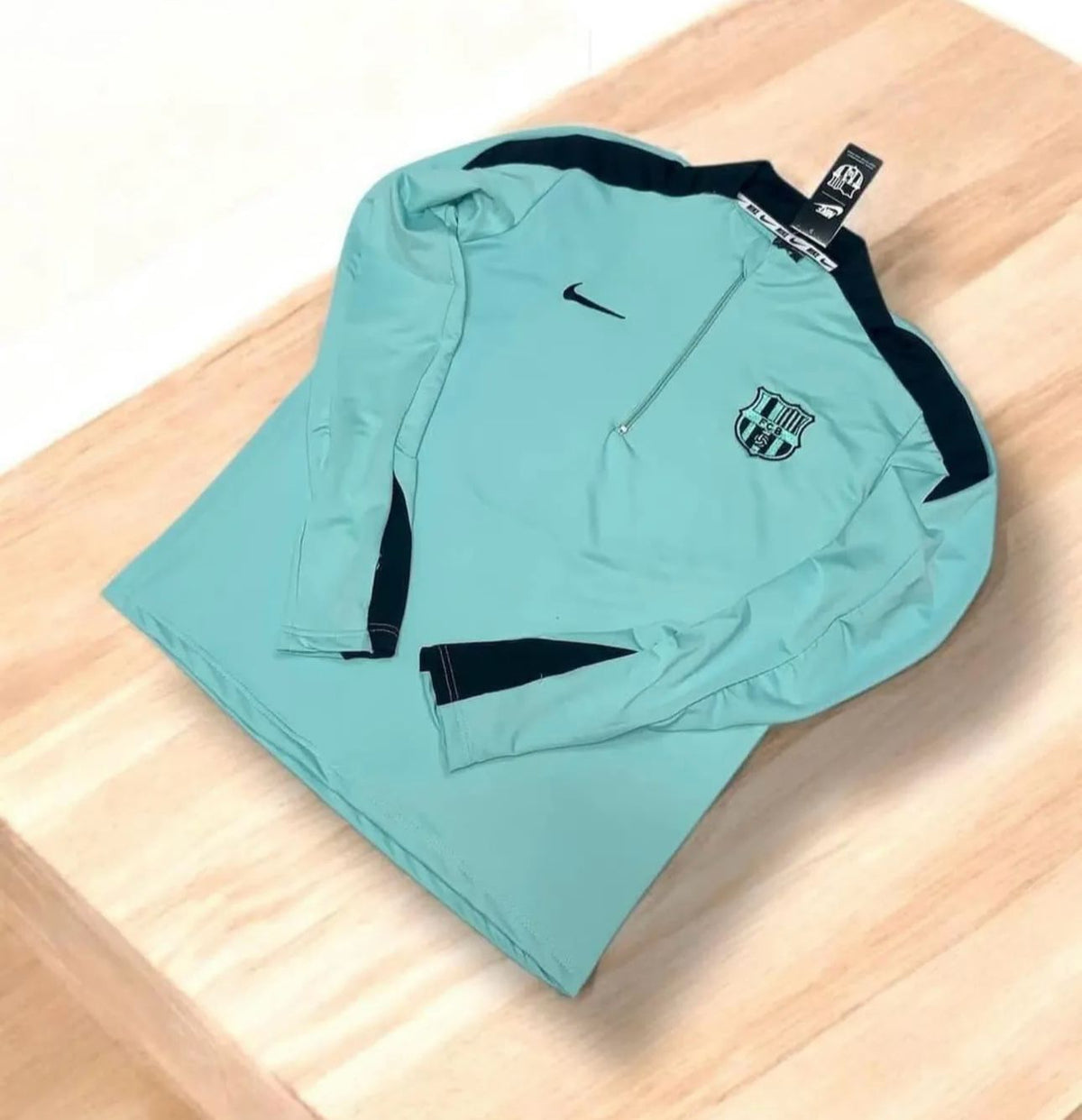 Premium Quality Barcelona Digital printing Football zipper