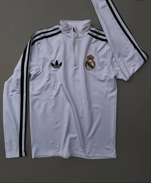 Real Madrid Premium Quality Digital printing Football zipper