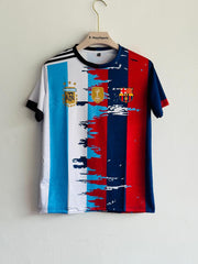 Messi all team tribute special latest Jersey