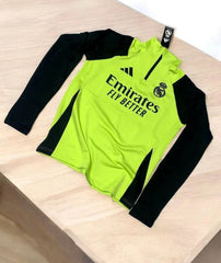 Premium Quality Real Madrid Digital printing Football zipper