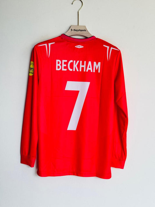 Umbro 2004-06 England Away Long Sleeves Jersey