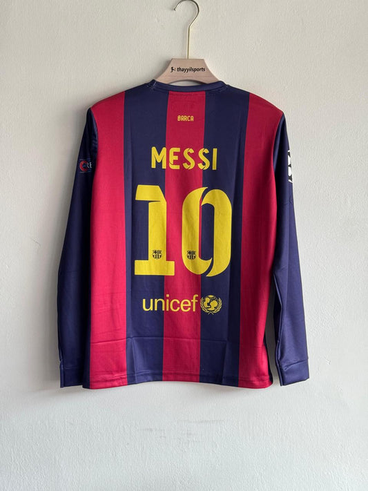 Nike FC Barcelona 2014-15 Long Sleeves Home Jersey