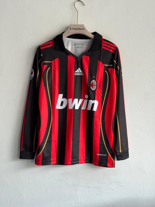 AC Milan 2006-07 Long Sleeves Home Jersey