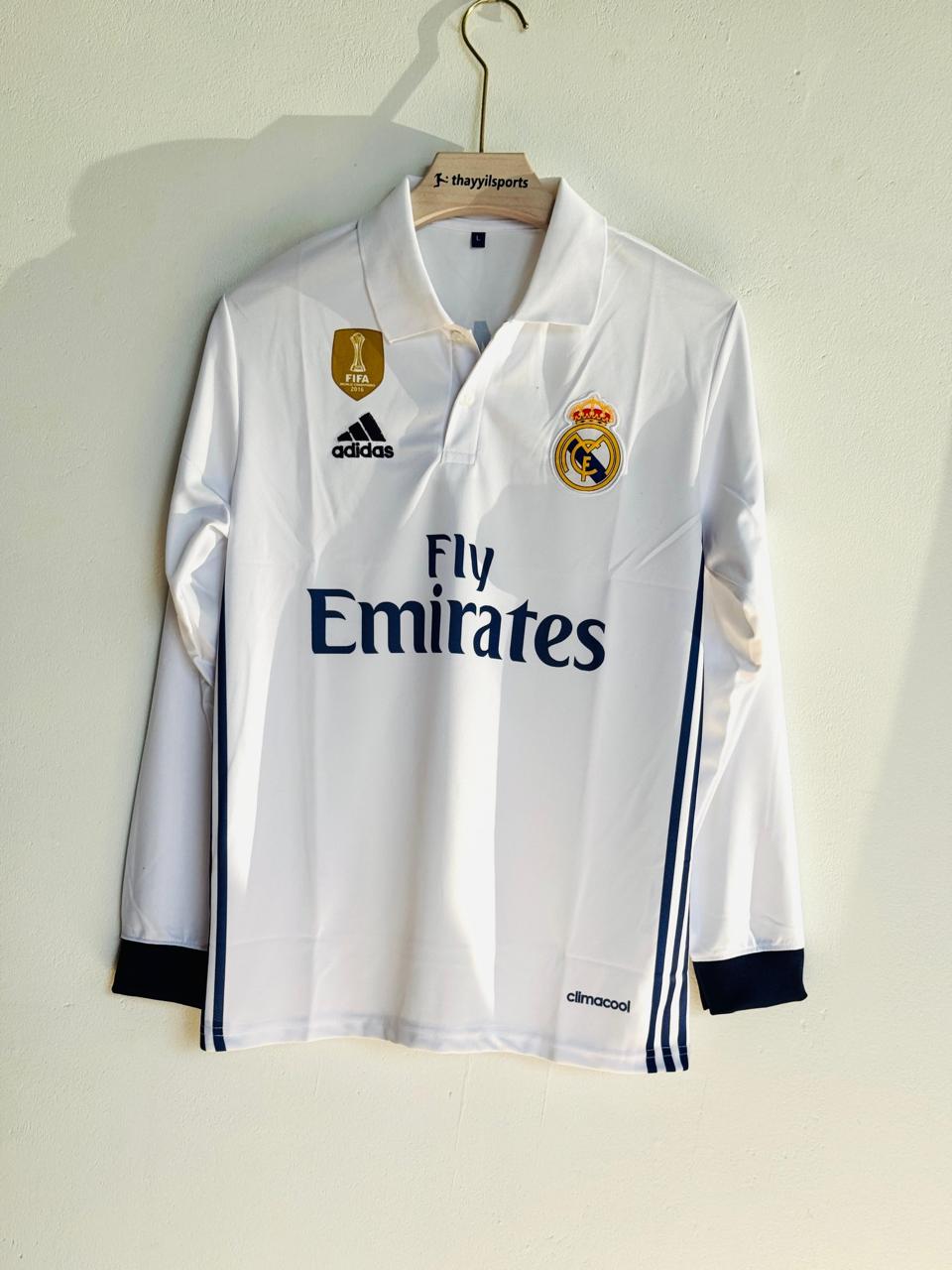 Real Madrid Long-Sleeves 2016-17 Jersey