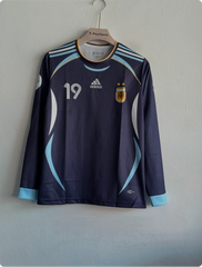 ARGENTINA 2006-07 AWAY KIT MESSI FULLSLEEVE