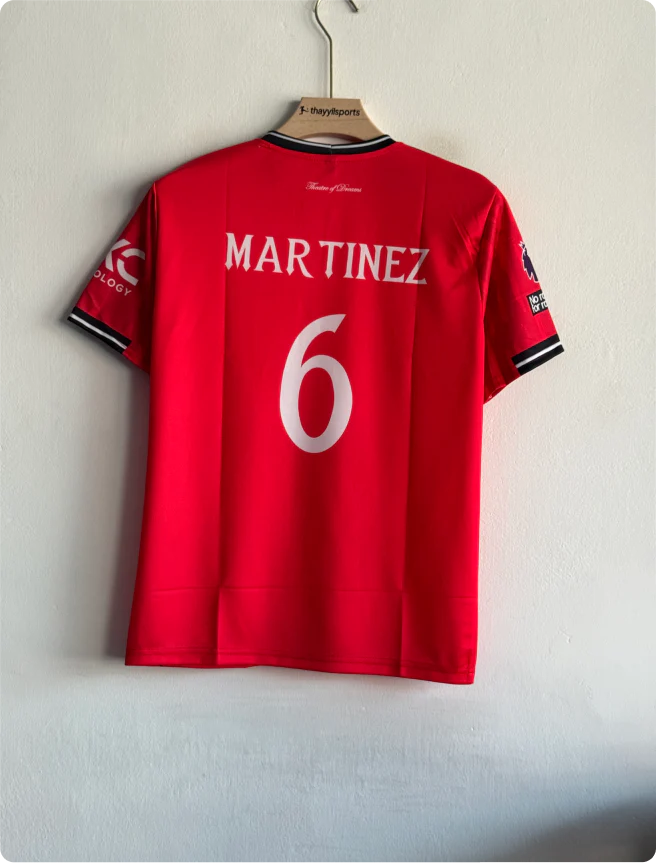 MANCHESTER UNITED 2025-26 HOME KIT MARTINEZ