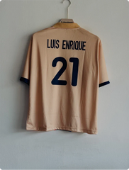 BARCELONA 2001-02 AWAY KIT LUIS ENRIQUE FIVESLEEVE POLO