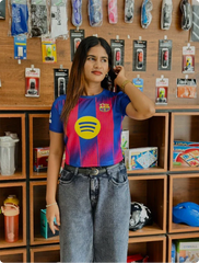 CROP TOP BARCELONA 25-26 HOME YAMAL