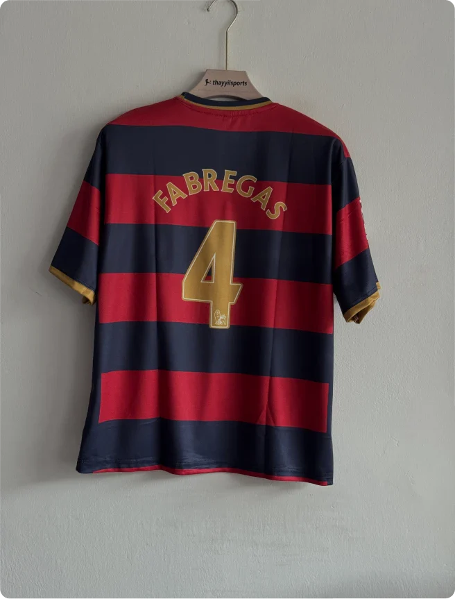 ARSANEL 2007-08 THIRD KIT FABREGAS FIVESLEEVE