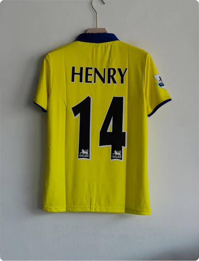 ARSANEL 2003-04 AWAY KIT HENRY POLO